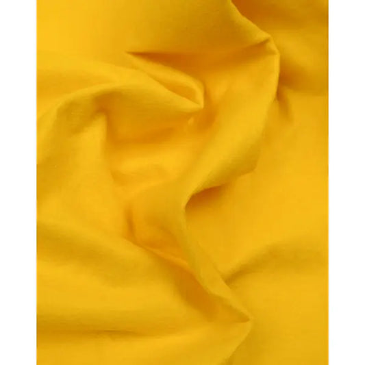 Wool & Viscose Felt Fabric - Yellow | Truro Fabrics