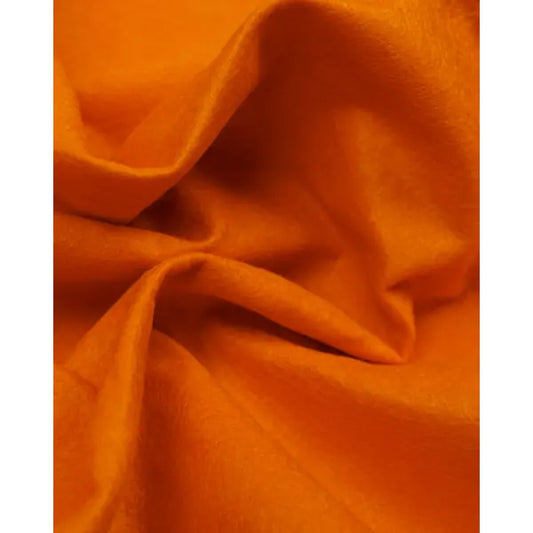 Wool & Viscose Felt - Dahlia Orange | Truro Fabrics