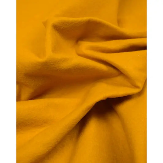 Wool & Viscose Felt Fabric - Gold | Truro Fabrics