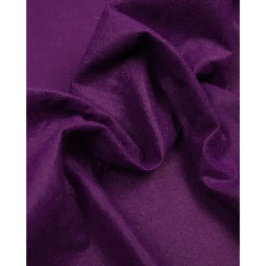 Wool & Viscose Felt Fabric - Purple | Truro Fabrics