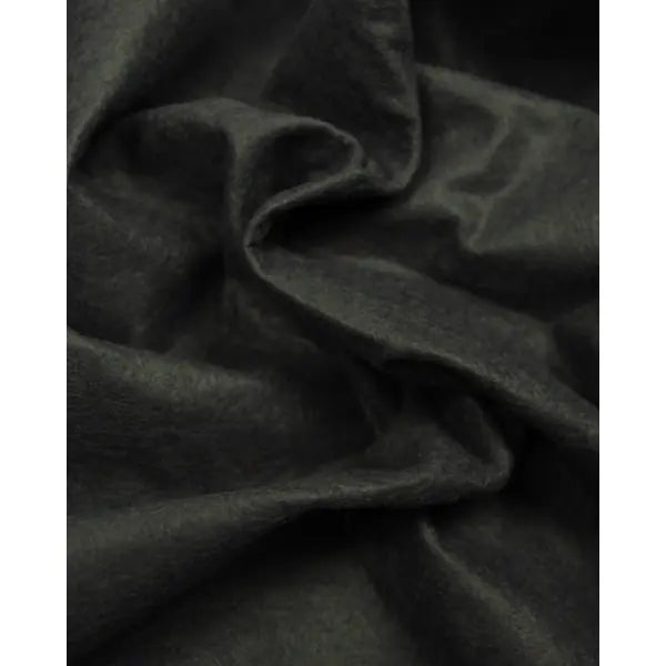 Wool & Viscose Felt Fabric - Dark Grey | Truro Fabrics