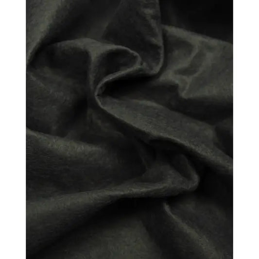 Wool & Viscose Felt Fabric - Dark Grey | Truro Fabrics