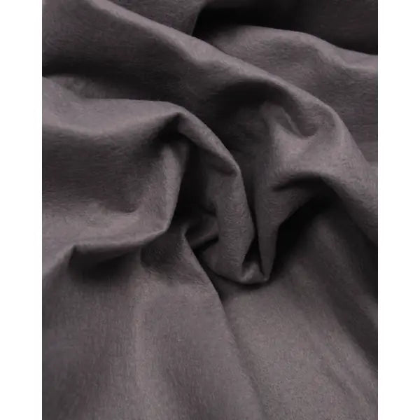 Wool & Viscose Felt Fabric - Grey | Truro Fabrics