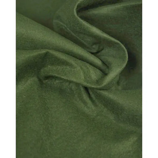 Wool & Viscose Felt Fabric - Holly Green | Truro Fabrics
