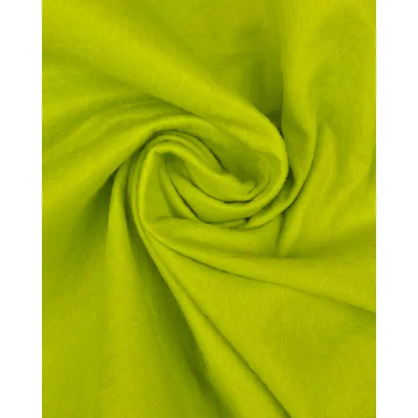 Wool & Viscose Felt Fabric - Leaf Green – view 2 – Truro Fabrics