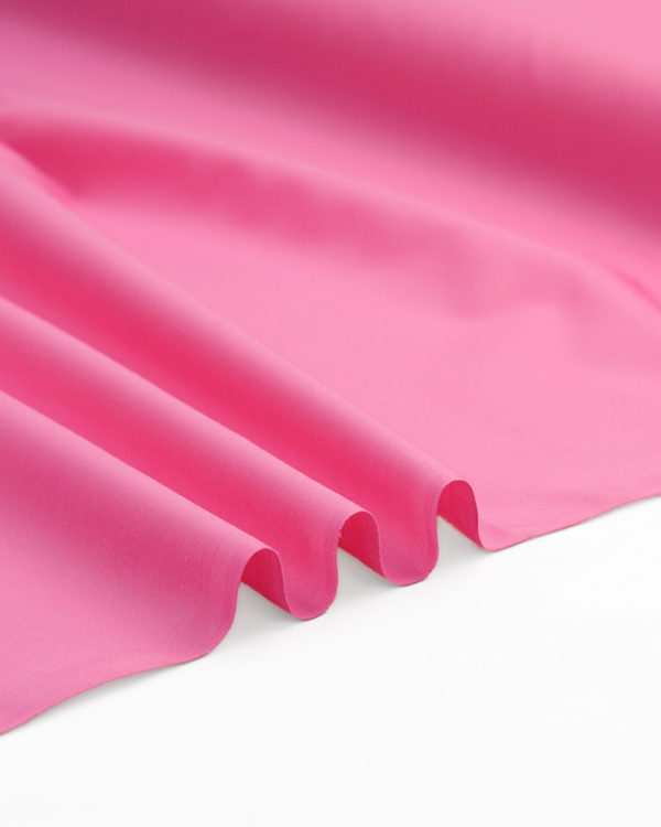 Plain Cotton Poplin Fabric - Sugar Pink