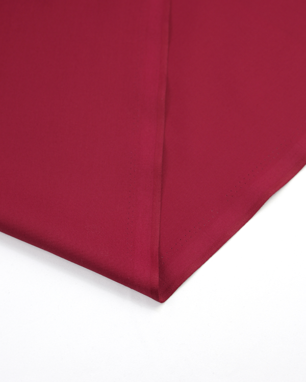 Plain Cotton Poplin Fabric - Claret