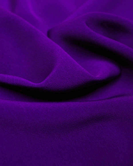 Fluid Micro Crepe Fabric - Violet