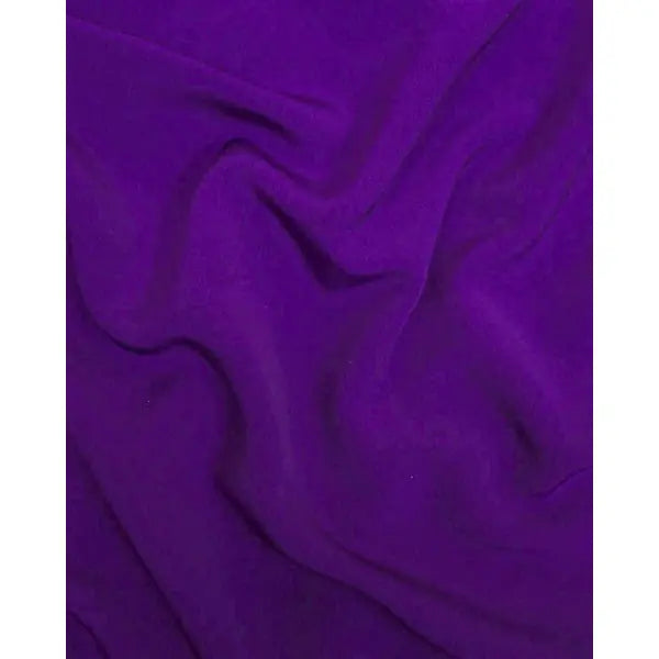 Fluid Micro Crepe Fabric - Violet | Truro Fabrics