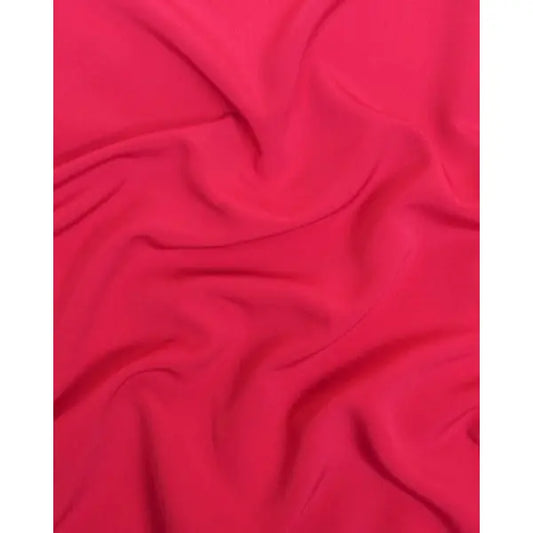 Fluid Micro Crepe Fabric - Cerise | Truro Fabrics