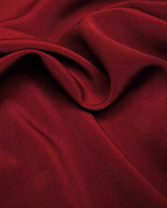 Fluid Micro Crepe Fabric - Merlot