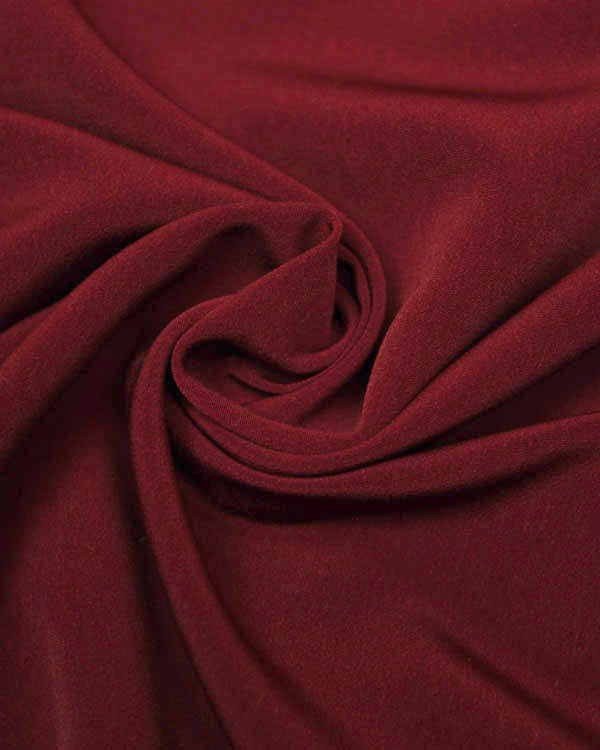 Fluid Micro Crepe Fabric - Merlot