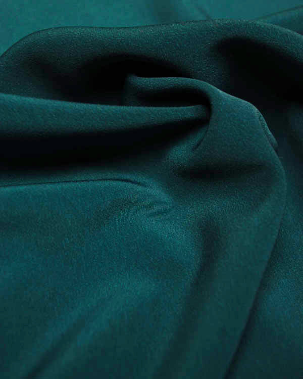 Fluid Micro Crepe Fabric - Teal