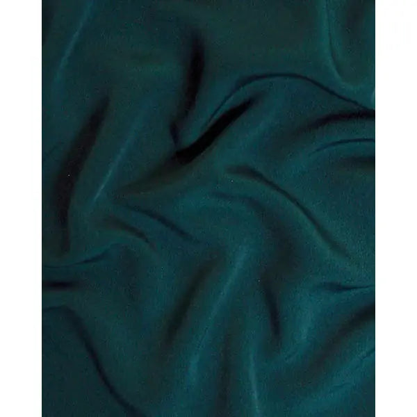 Fluid Micro Crepe Fabric - Teal | Truro Fabrics
