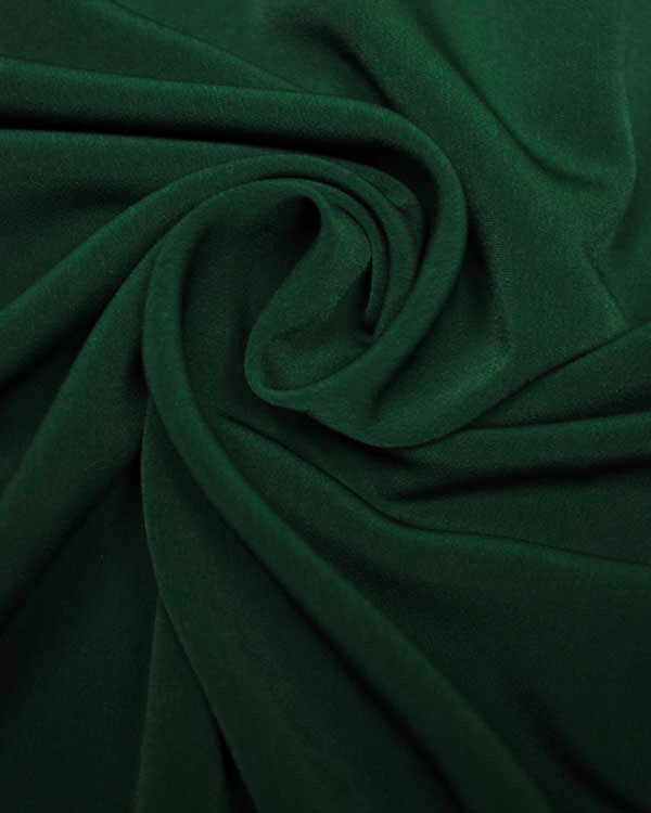 Fluid Micro Crepe Fabric - Bottle Green