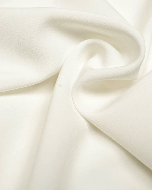 Fluid Micro Crepe Fabric - Ivory