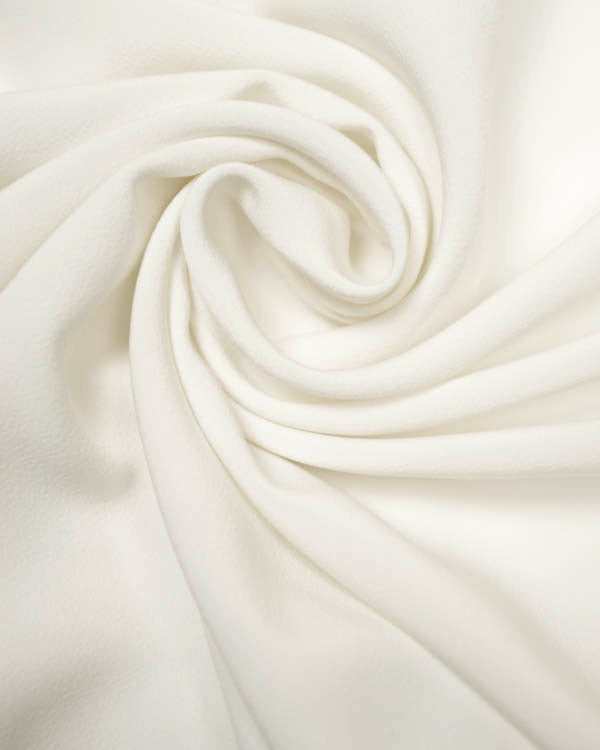 Fluid Micro Crepe Fabric - Ivory