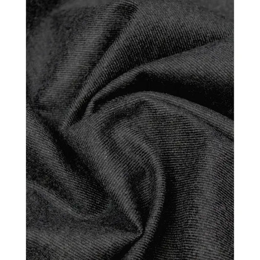 Brushed Wool Blend Twill Fabric - Charcoal – Truro Fabrics
