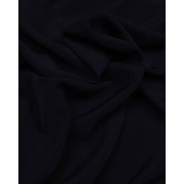 Fluid Micro Crepe Fabric - Navy Blue | Truro Fabrics