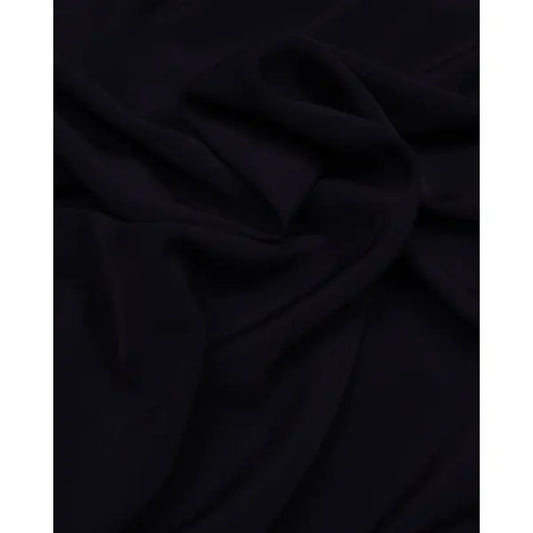 Fluid Micro Crepe Fabric - Navy Blue | Truro Fabrics