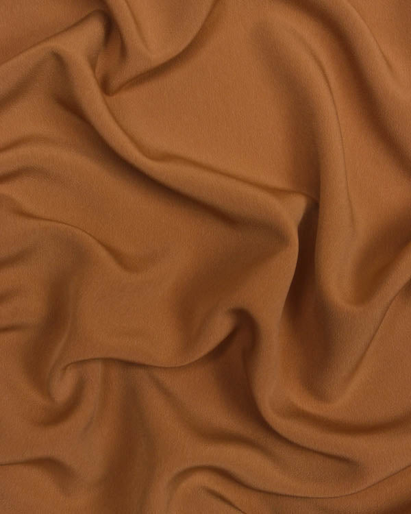 Fluid Micro Crepe Fabric - Chai