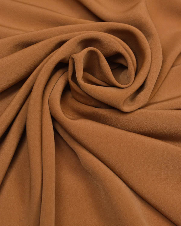 Fluid Micro Crepe Fabric - Chai