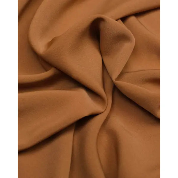 Fluid Micro Crepe Fabric - Chai | Truro Fabrics
