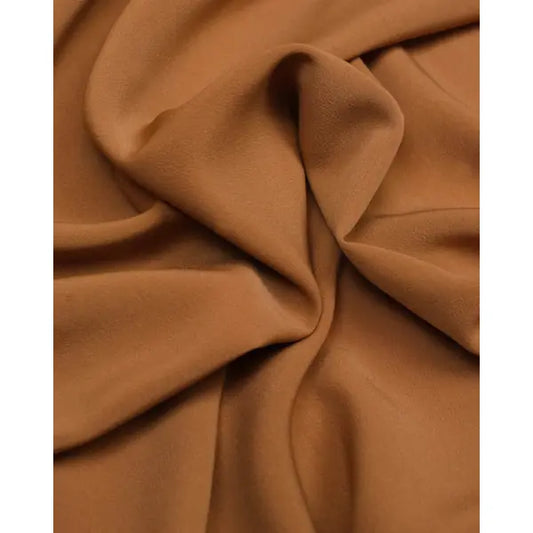 Fluid Micro Crepe Fabric - Chai | Truro Fabrics