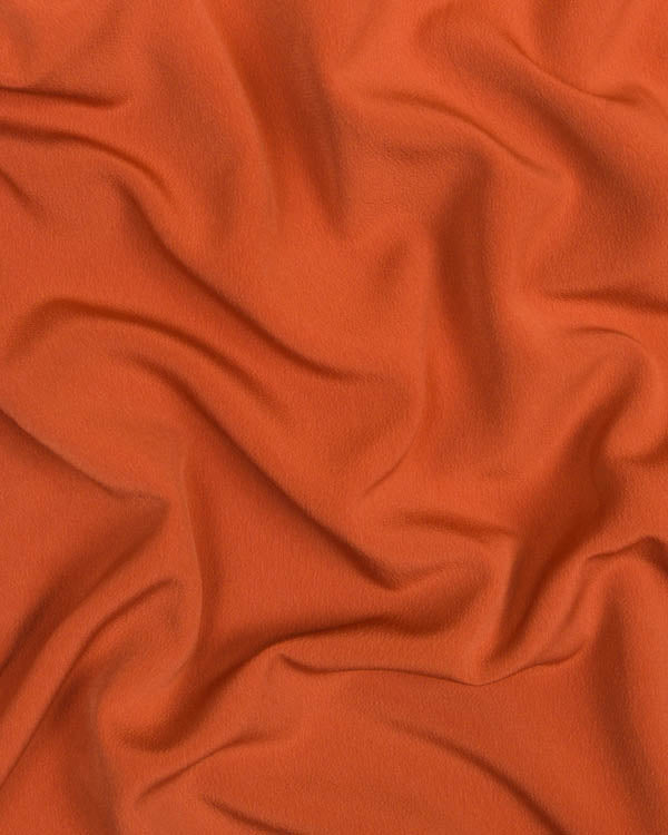 Fluid Micro Crepe Fabric - Clay