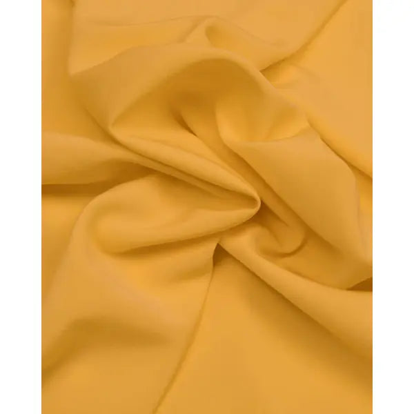 Fluid Micro Crepe Fabric - Lemon Yellow | Truro Fabrics