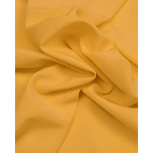 Fluid Micro Crepe Fabric - Lemon Yellow | Truro Fabrics