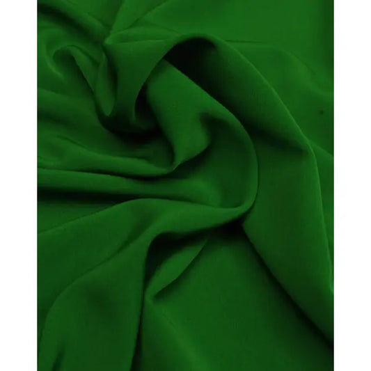 Fluid Micro Crepe Fabric - Emerald Green | Truro Fabrics