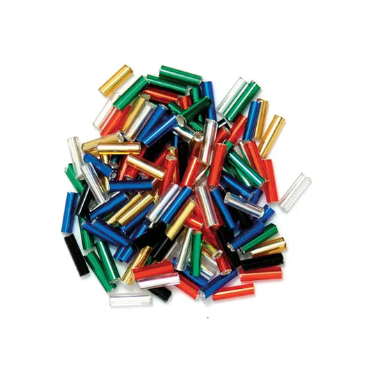 Bugle Beads - Assorted Colours – Truro Fabrics