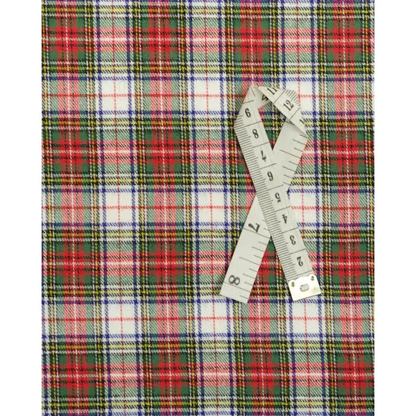 Brushed Cotton Flannel Fabric - Victoria Tartan – view 3 – Truro Fabrics