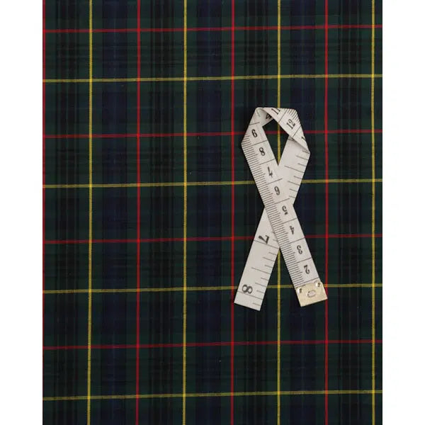 Cotton Fabric - Green Plaid – view 3 – Truro Fabrics