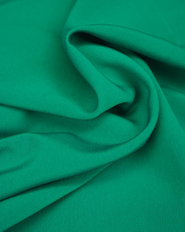 Fluid Micro Crepe Fabric - Jade Green