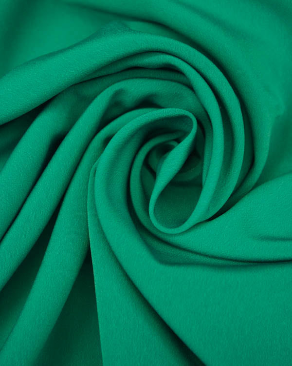 Fluid Micro Crepe Fabric - Jade Green