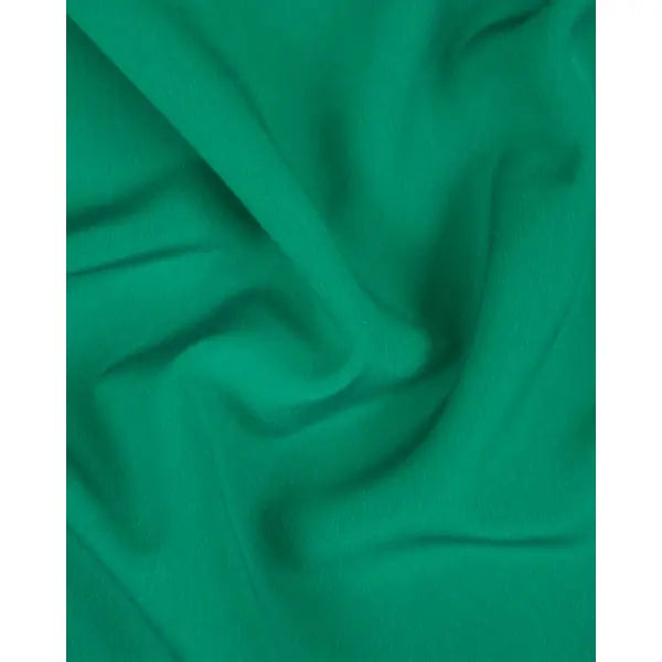 Fluid Micro Crepe Fabric - Jade Green | Truro Fabrics