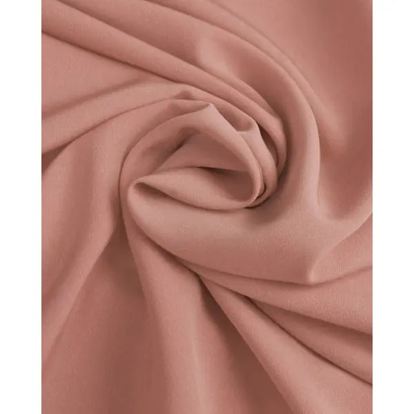 Fluid Micro Crepe Fabric - Blush Pink | Truro Fabrics