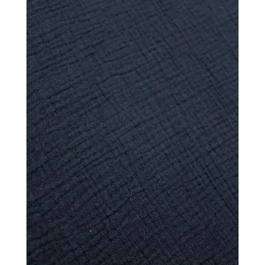 Cotton Double Gauze Fabric - Navy Blue | Truro Fabrics