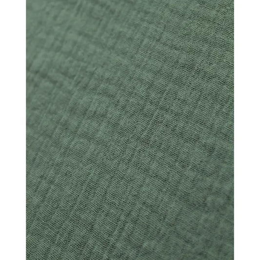 Cotton Double Gauze Fabric - Persian Green | Truro Fabrics