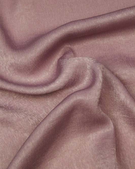 Sandwashed Satin Fabric - Heather