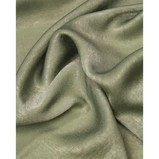 Sandwashed Satin Fabric - Sage | Truro Fabrics