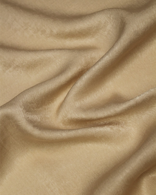 Sandwashed Satin Fabric - Champagne
