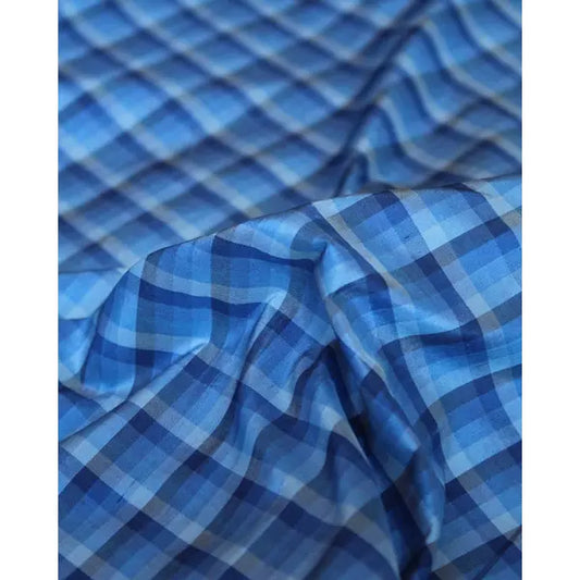 Check Silk Taffeta Fabric - Riviera – Truro Fabrics