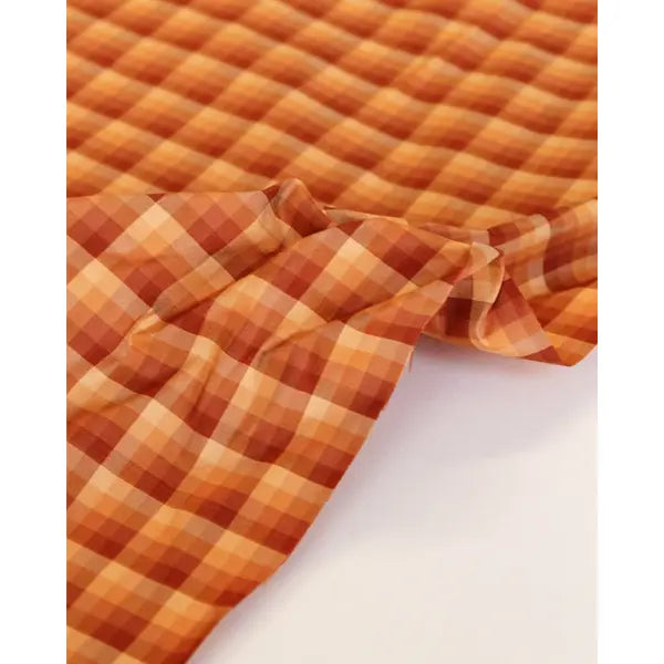 Check Silk Taffeta Fabric - Marrakesh – view 3 – Truro Fabrics