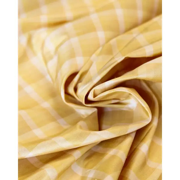 Check Silk Taffeta Fabric - Sahara – Truro Fabrics