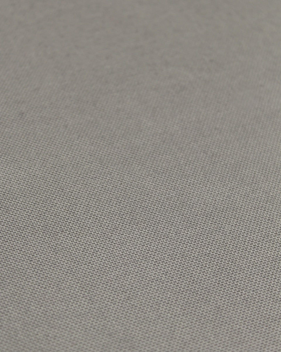 Pure Cotton Canvas Fabric - Silver