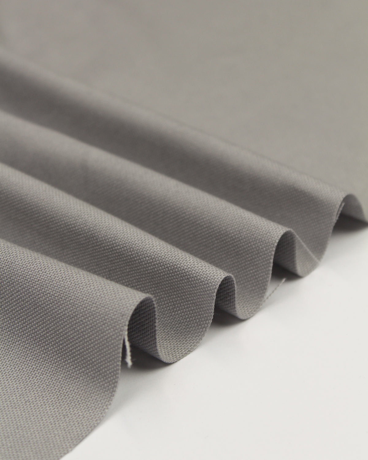 Pure Cotton Canvas Fabric - Silver