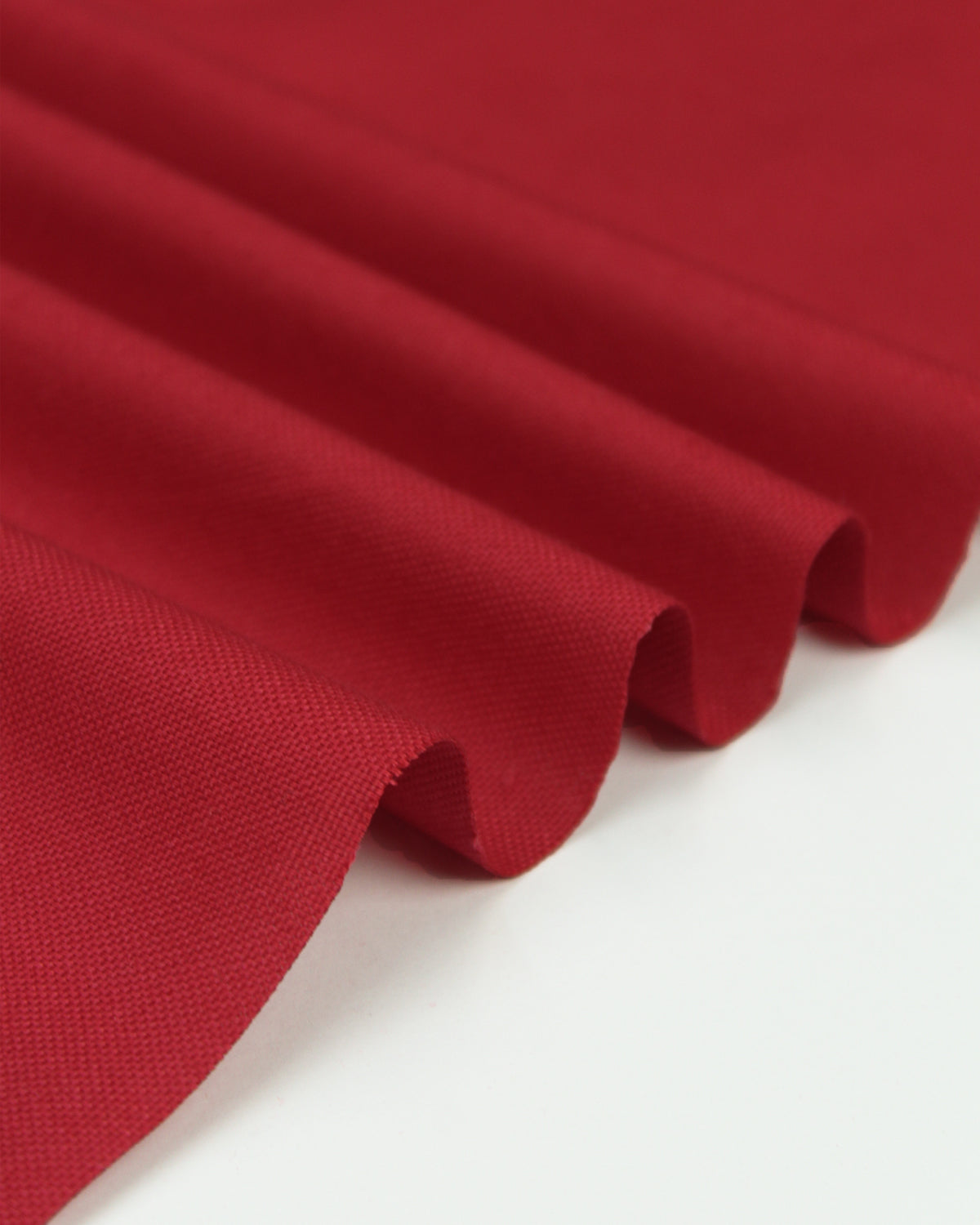 Pure Cotton Canvas Fabric - Poppy